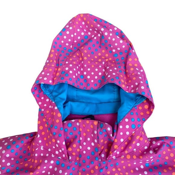 The North Face HyVent Rain Jacket Girls Kids Size XL 18 Windbreaker Pink - Picture 4 of 9